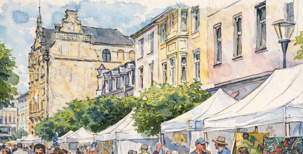 Zeichnen rund um den Kreativmarkt