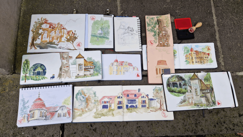 Urban Sketching Ergebnisse