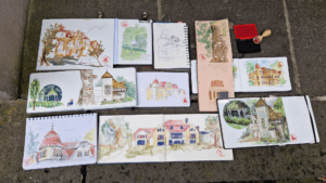 Urban Sketching Ergebnisse