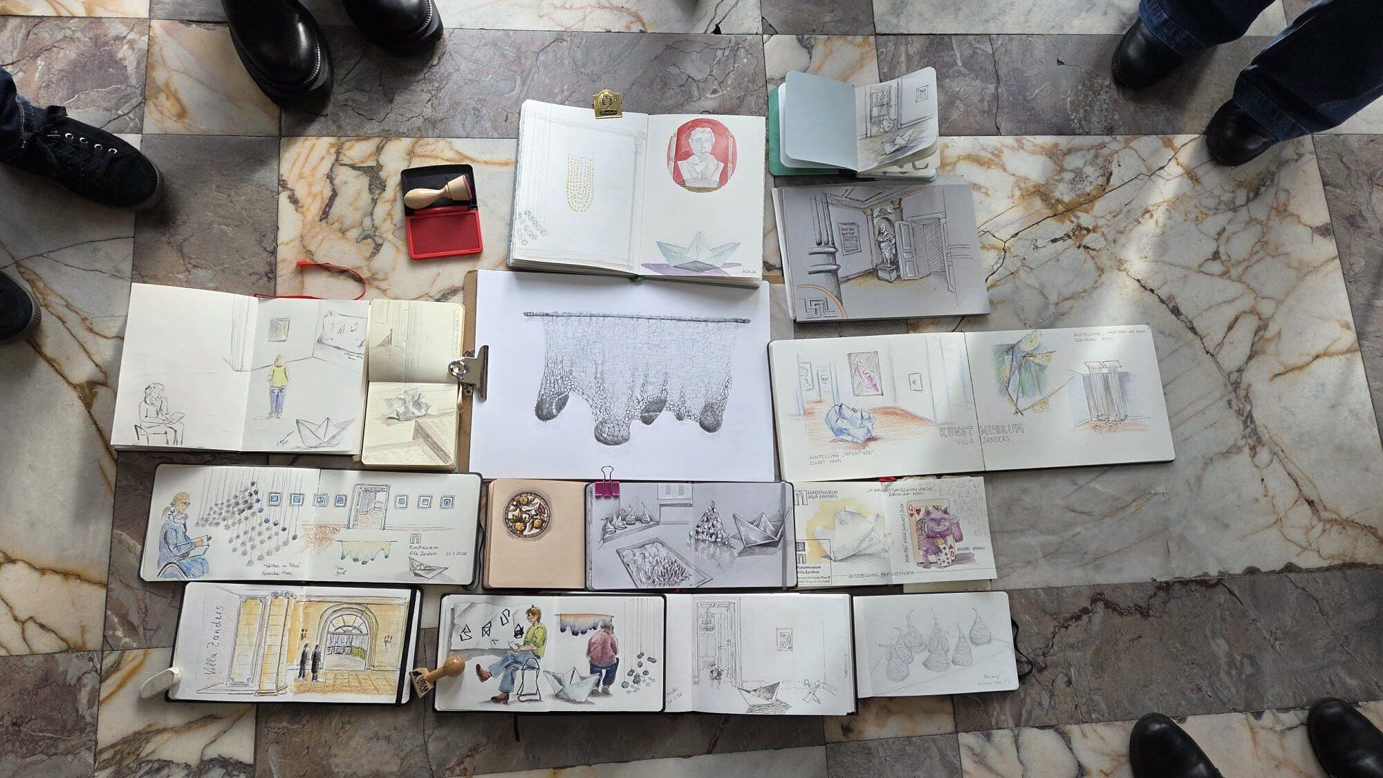 31.01.2026 – Sketchen im Kunstmuseum Villa Zanders