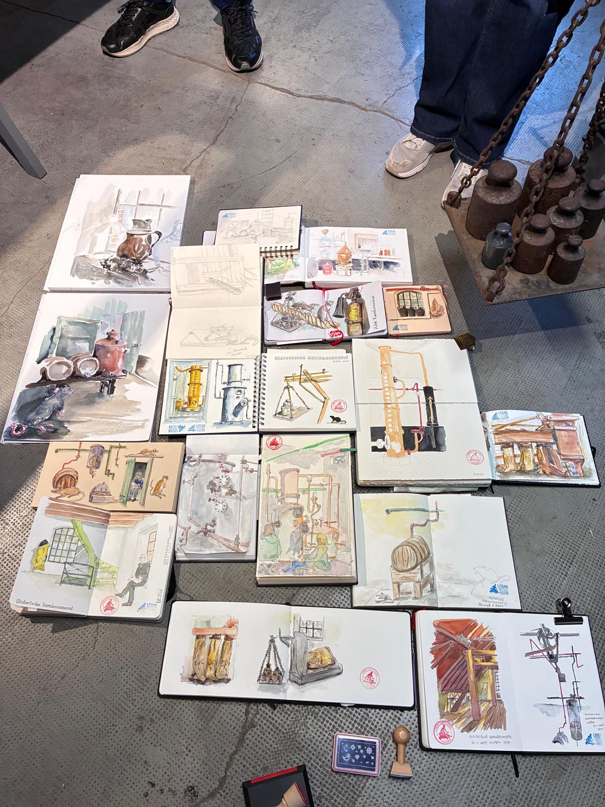 1.11.2025 – Sketchen in der Kornbrennerei Hilden