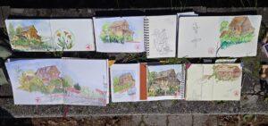 Ergebnisse Urban Sketcher Hilden in Neandertal