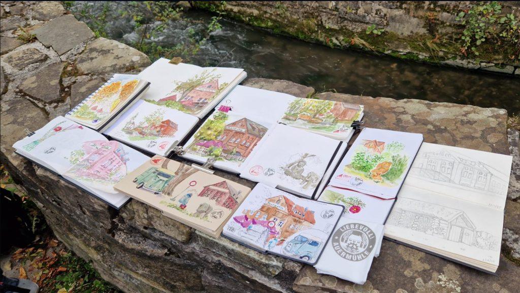 Sketchen an der Auermühle in ratingen