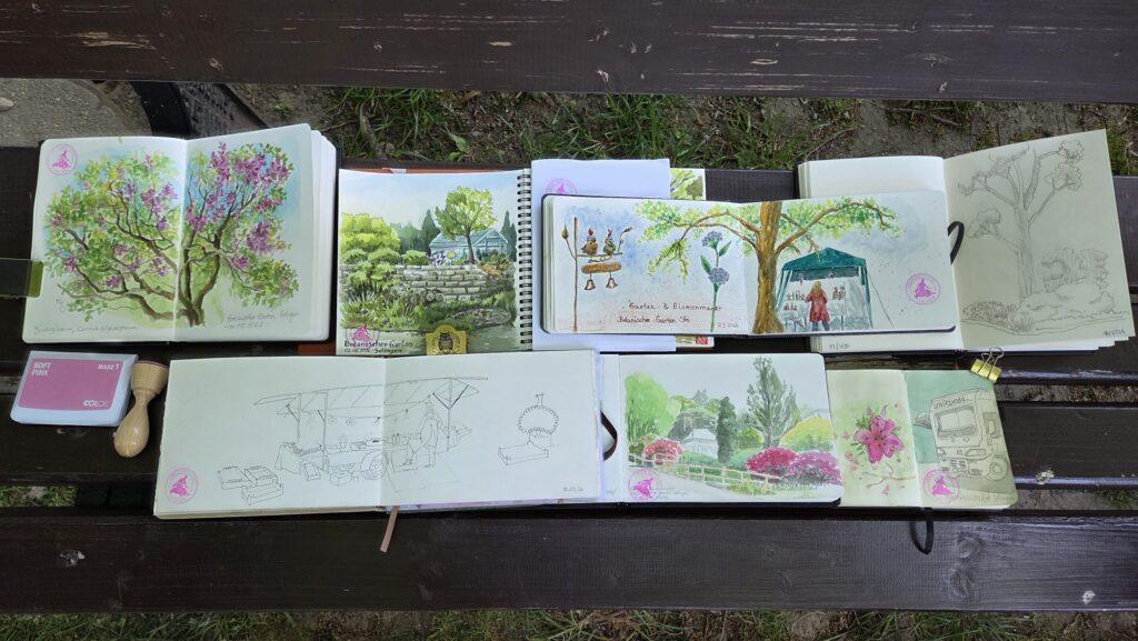 Urban Sketching Botanischer Garten