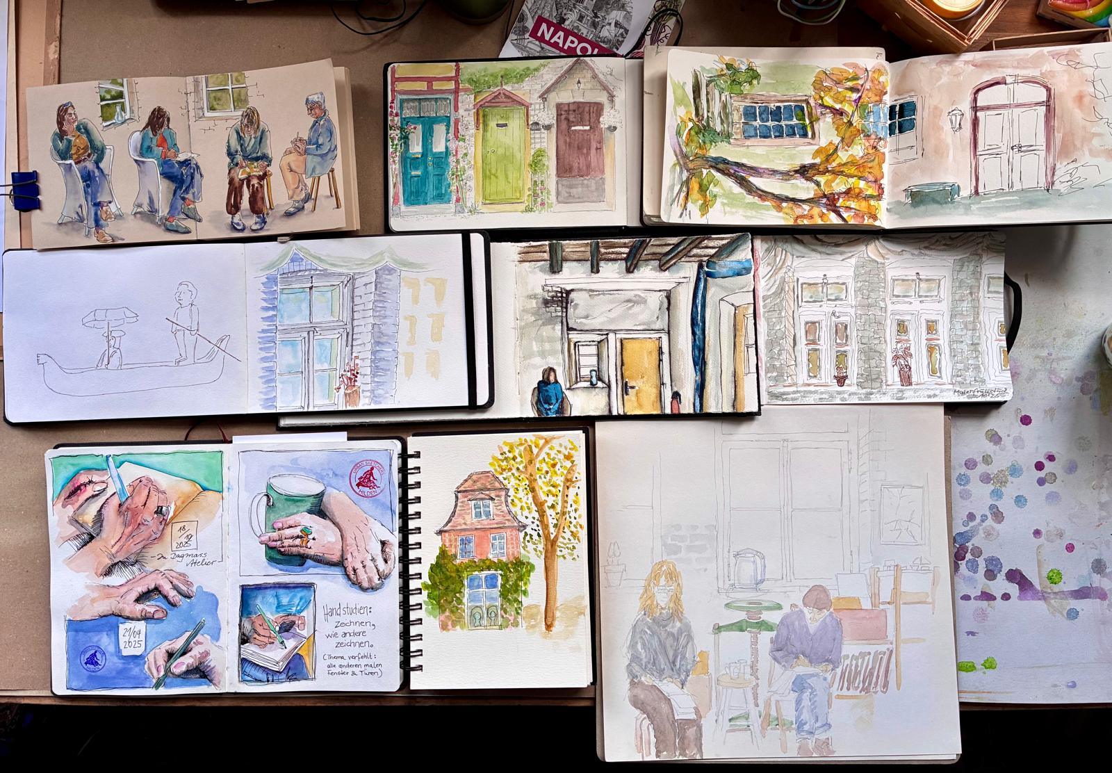 18.10.2025 – Malerfrühstück im Atelier