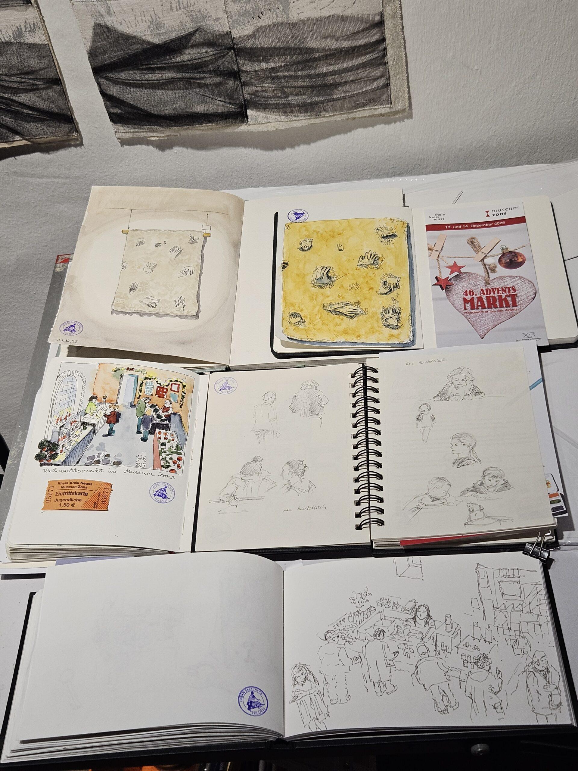 13.12.2025 – Sketchen im Kreismuseum Zons