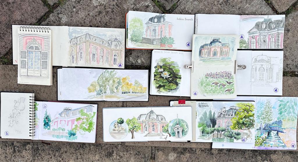 Sketcher Treff am Schloss Benrath