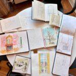 Urban Sketchers Hilden im Schloss Morsbroich