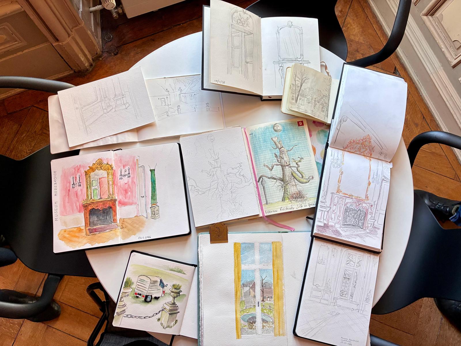 17.01.2026 – Sketchen im Schloss Morsbroich