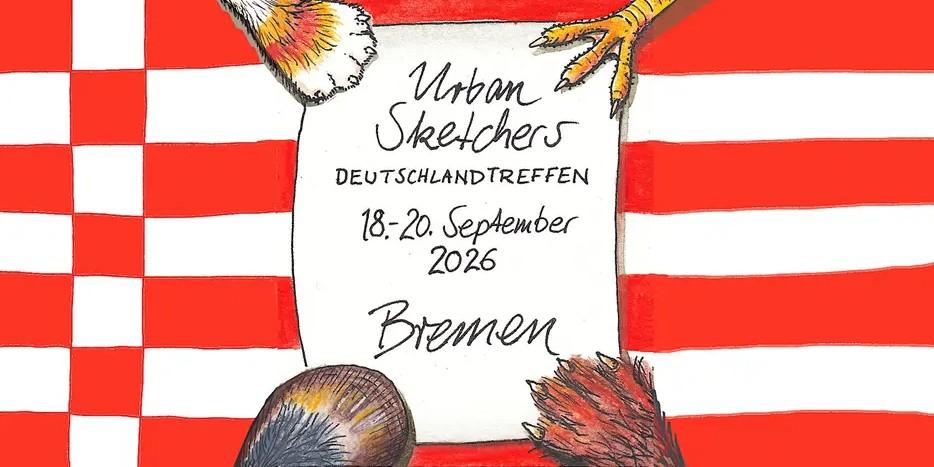 Urban Sketchers Deutschlandtreffen 2026 in Bremen