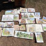Urban Sketiching Treffen am Schloss Linnep