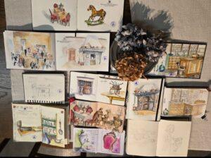 Urban SKetching im niederbergischen Museum Wülfrath